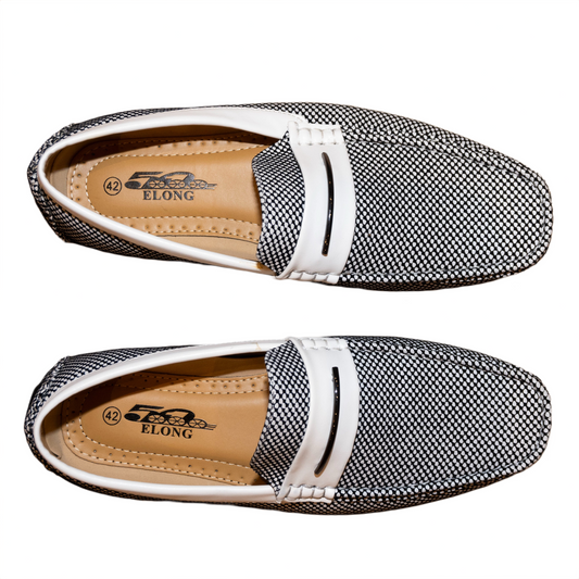 Black and white Loafers (42)