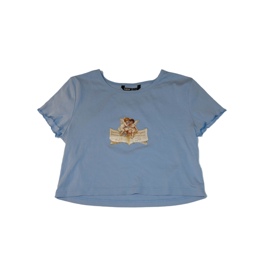 Μπλούζα με κοντό μανίκι και γραφικά