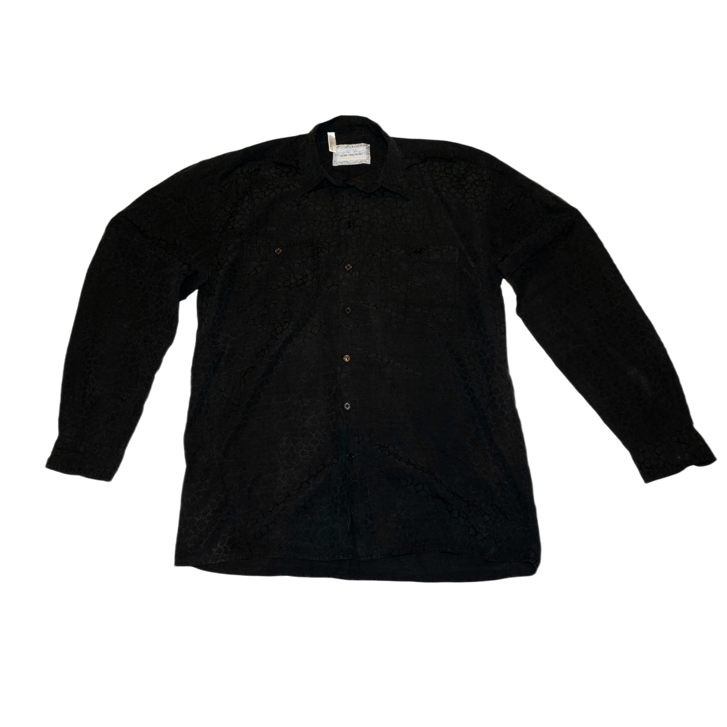 Seide Mischung Button Up (M)