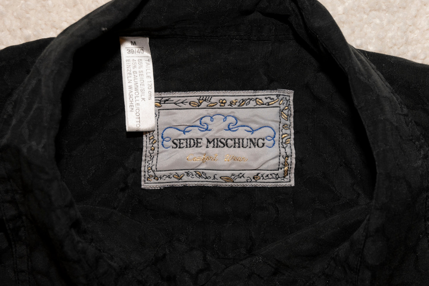 Seide Mischung Button Up (M)
