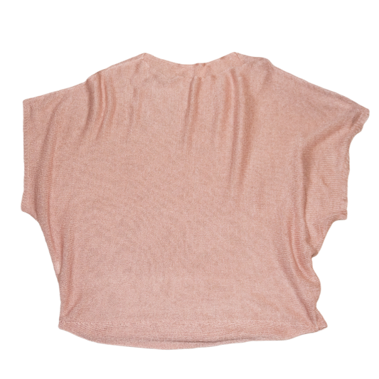 Pink knitted blouse (M)