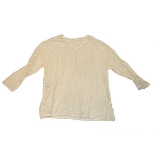 Mesh Flower Pattern Long sleeve (L)