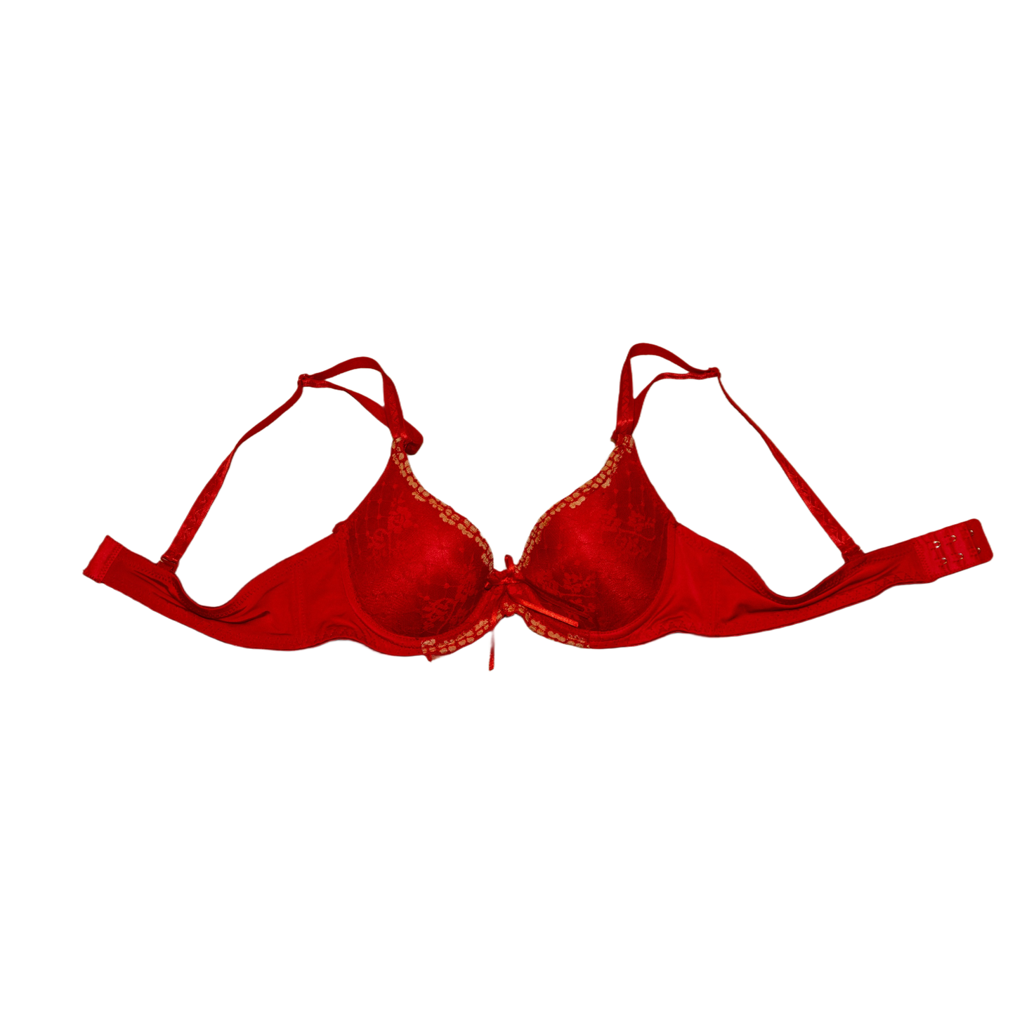Red Push Up Bra 65A