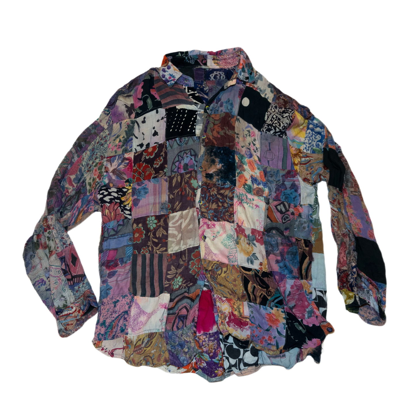 Patterned Button UP (L-XL)