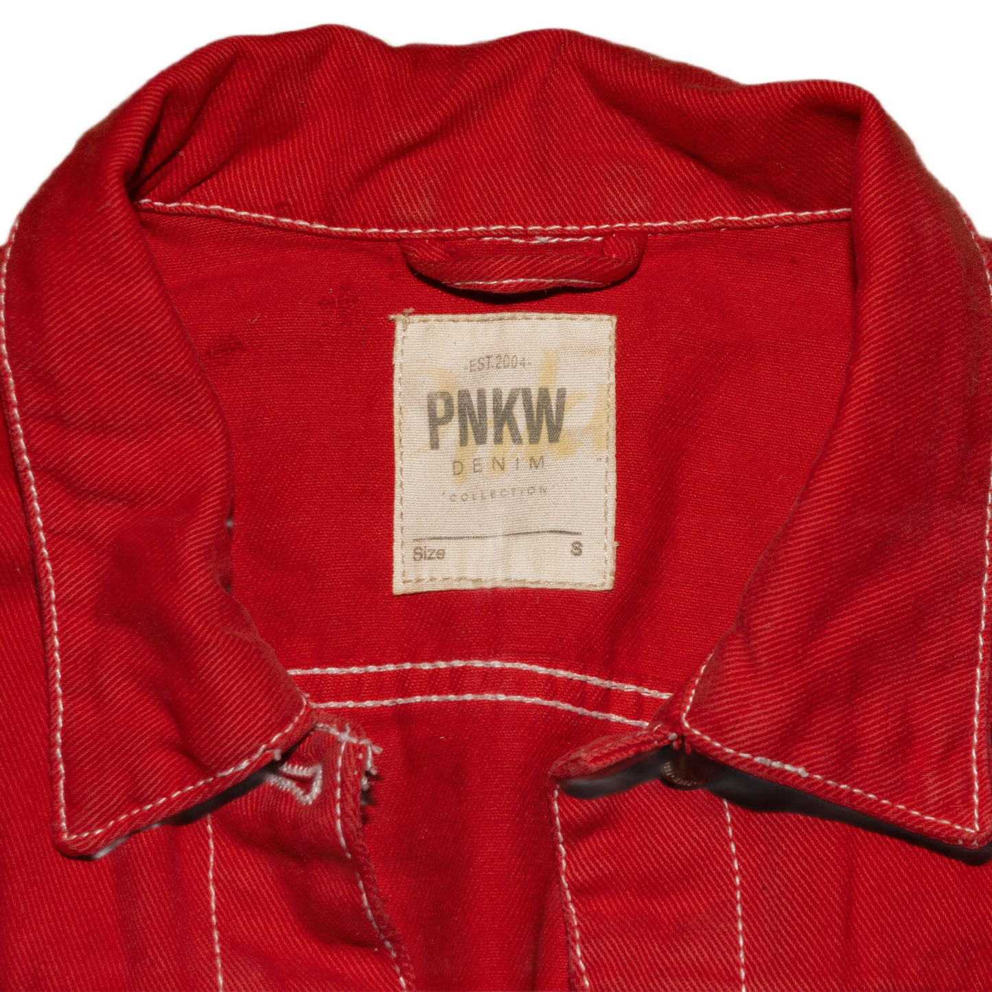 PNKW Red Denim Jacket (S)