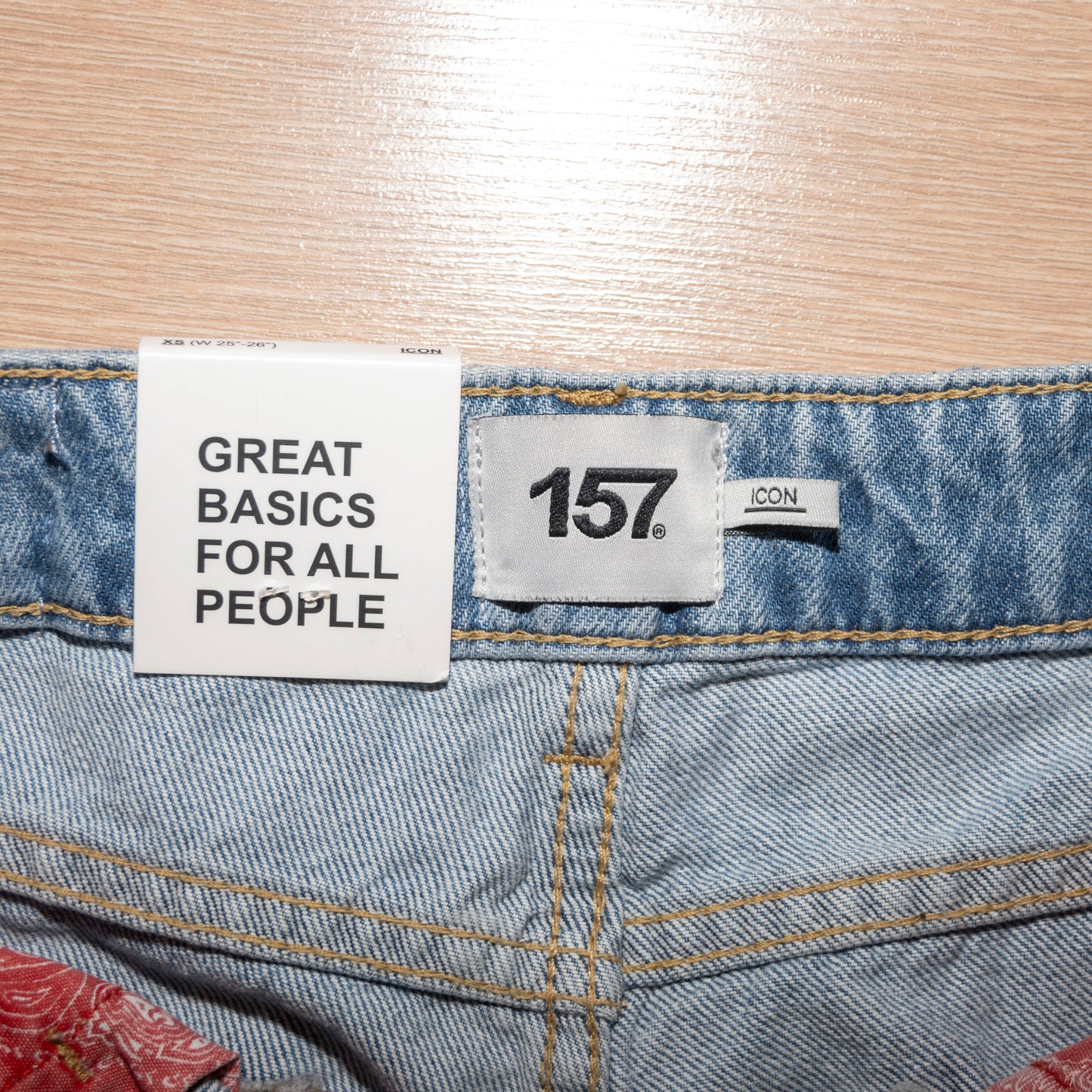 Jeans With bandana details (XS)