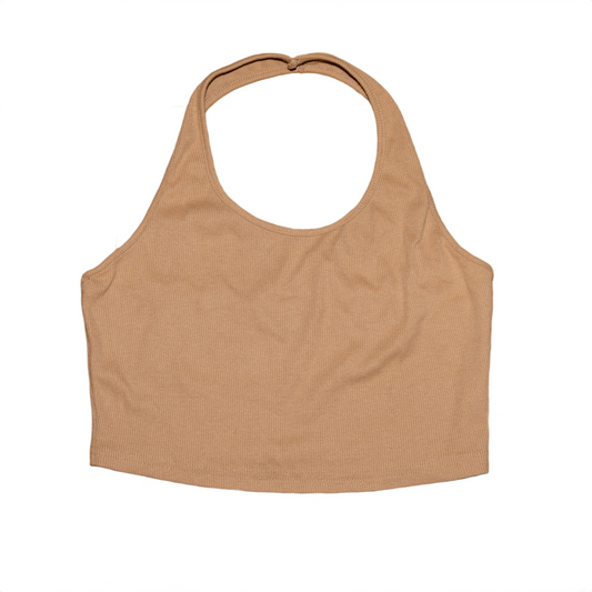 Ribbed Halter Top (S)
