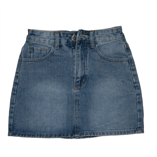 Denim Mini Skirt (XS)