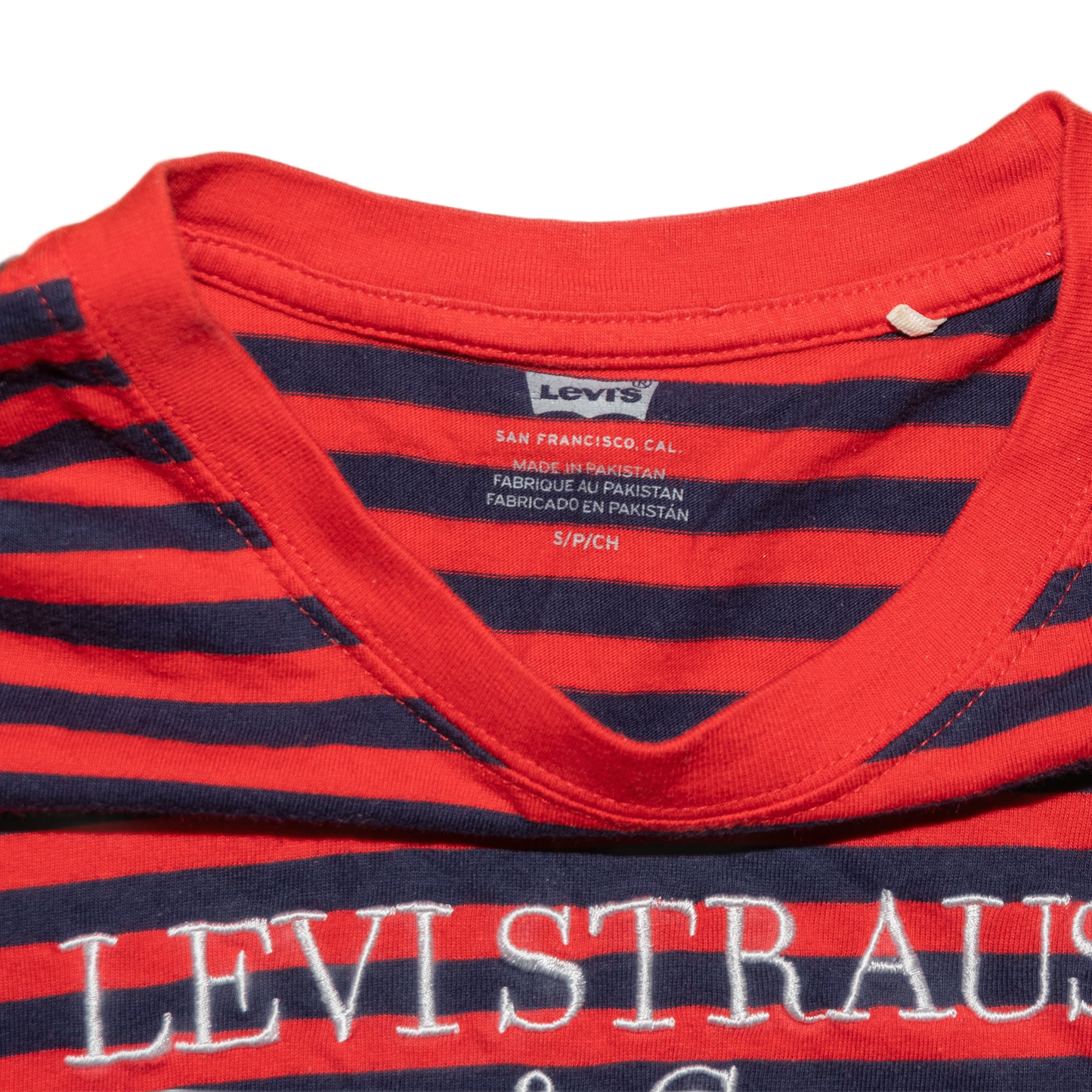 Vintage Levis Striped Shirt (S)