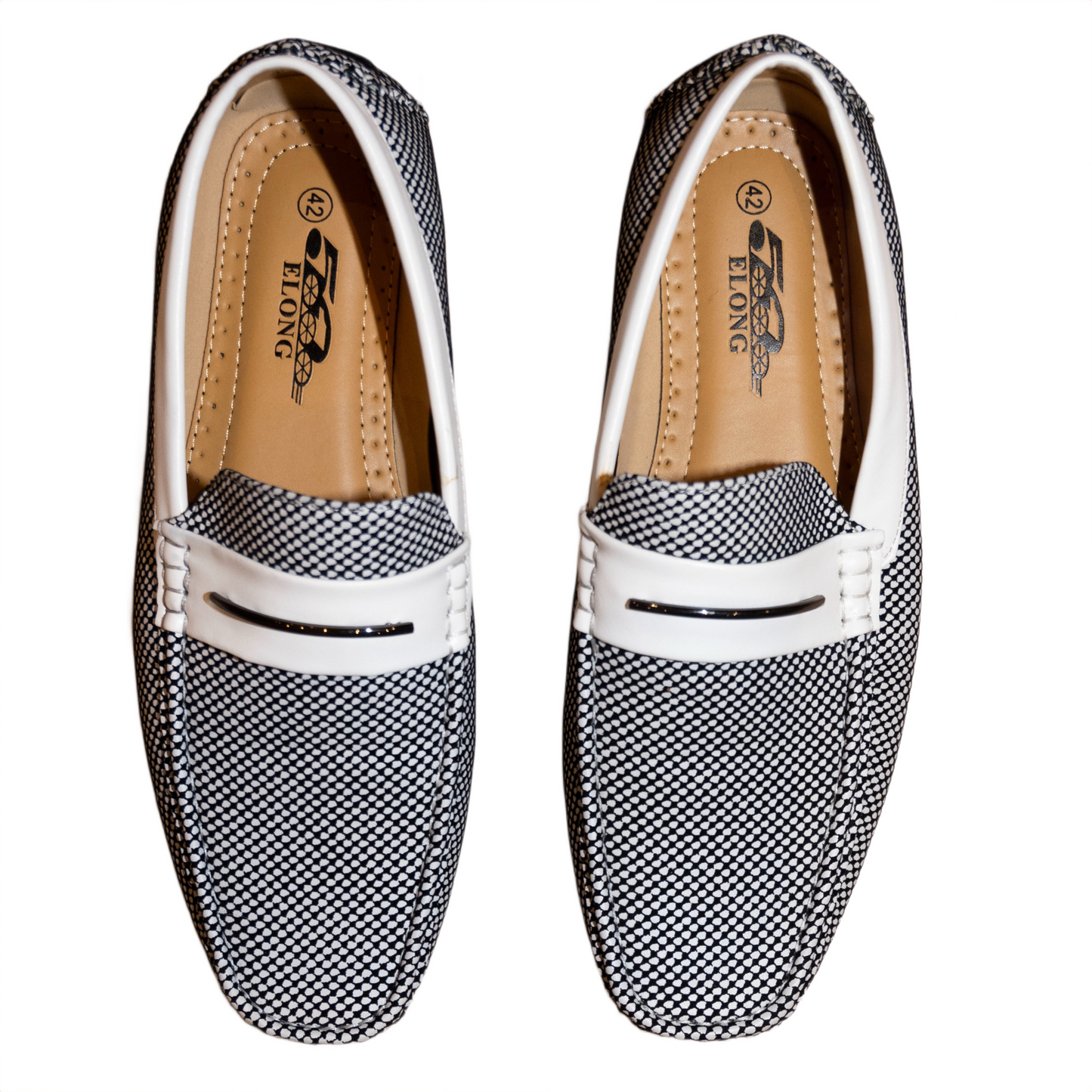 Black and white Loafers (42)