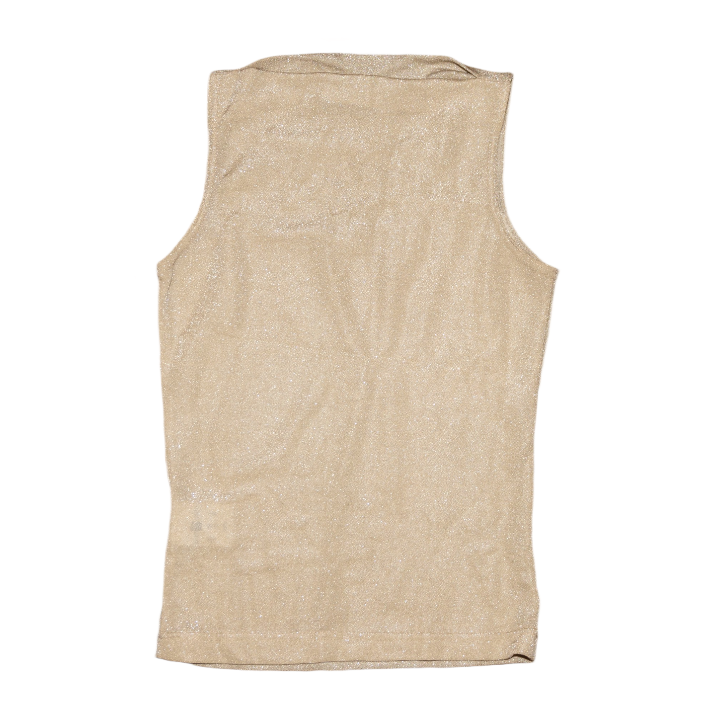 New Look Beige Glittery Top (38)