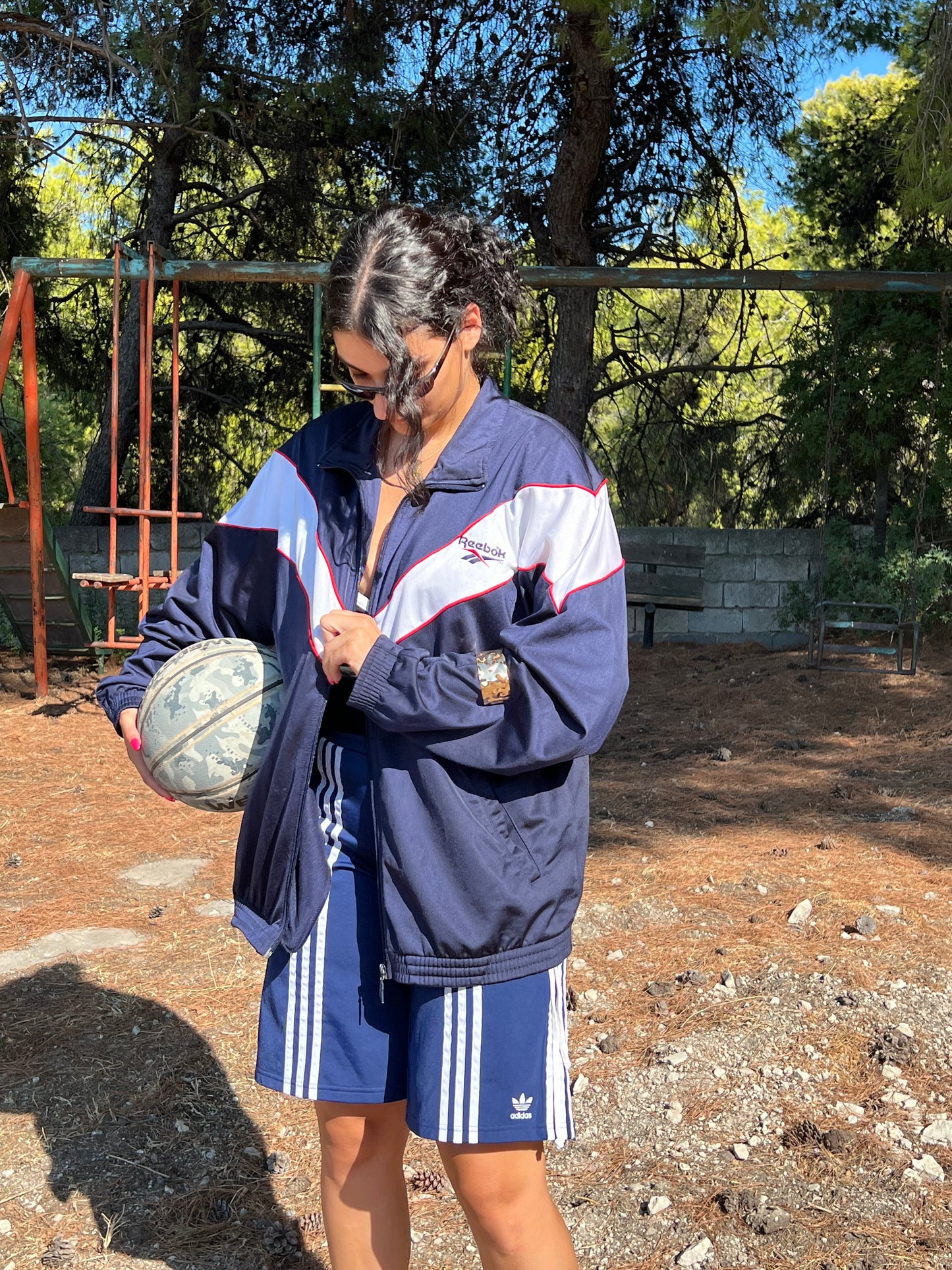 Vintage Reebok Track Suit Top (XL)