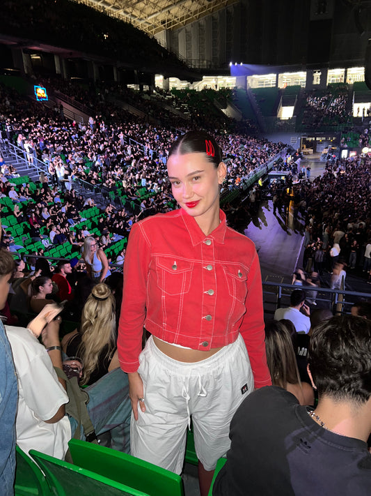 PNKW Red Denim Jacket (S)